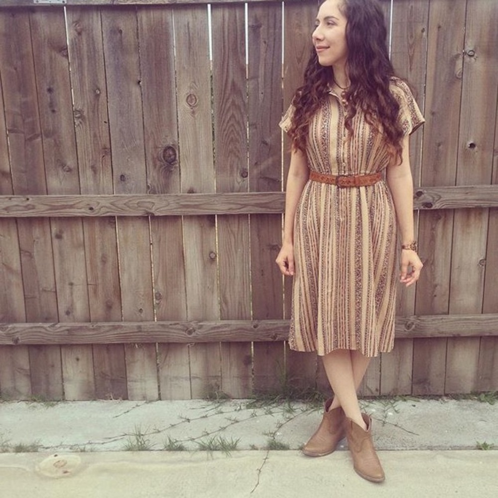 Vintage Southwestern printed Dress